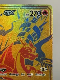 Reshiram & Charizard GX #SM247 Pokemon TCG Promo - Full Art Holo Near Mint NM - Image 4