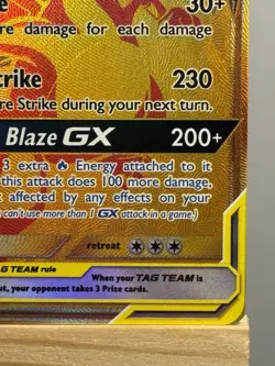 Reshiram & Charizard GX #SM247 Pokemon TCG Promo - Full Art Holo Near Mint NM - Image 5