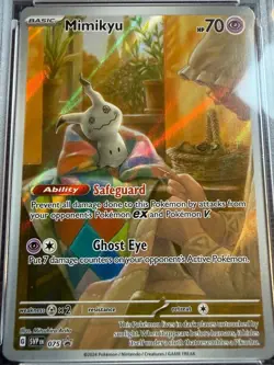 Mimikyu 075 PSA 10 Paldean Fates Elite Trainer Box 2024 Pokemon black star promo - Image 2