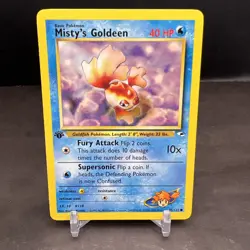 Pokemon 1st Edition Gym Heroes Misty's Goldeen 85/132 NS1 - Image 1