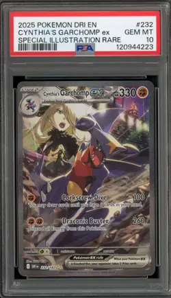 Pokemon Cynthia's Garchomp ex Destined Rivals SIR #232 PSA 10 Gem Mint - Image 1