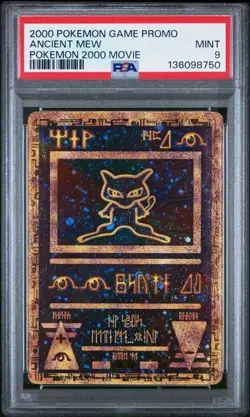 Ancient Mew *PSA 9* SWIRL Holo *Movie Promo* Vintage *2000* Pokemon - Image 1