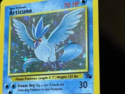 1999 Pokemon Fossil Base Articuno HOLO 2/62 - Image 2