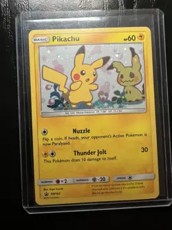 Pokemon TCG Pikachu SM162 Promo Team-Up Blister LP - Image 1