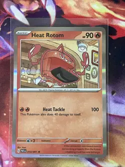 Pokemon - Heat Rotom - 013/091 - Holo Rare - Paldean Fates - NM/M - Image 1