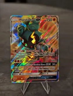 Pokemon TCG Marshadow GX 80/147 Sm-Burning Shadows Holo NM - Image 1