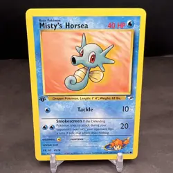 Pokemon 1st Edition Gym Heroes Misty's Horsea 86/132 NS1 - Image 1