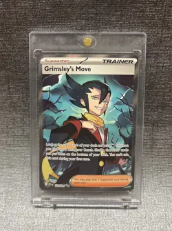 Grimsley’s Move 120/094 Phantasmal Flames Holo Ultra Rare Full Art Pokemon TCG - Image 1