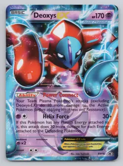 Pokemon TCG Deoxys EX (Team Plasma) Promo Black and White Promos BW82 - Image 1