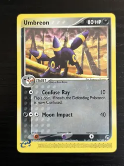 2003 Pokemon TCG E-Series Umbreon 24/100 EX Sandstorm Non-holo NM/LP - Image 1