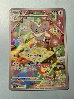 Pokemon TCG Minccino 182/162 Cinccino 183/162 Temporal Forces NM - Image 1