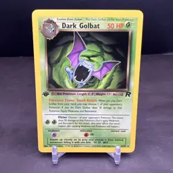 Pokemon 1st Edition Team Rocket Non Holo Dark Golbat 24/82 NS1 - Image 1
