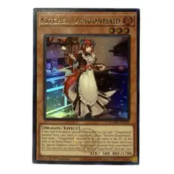 YuGiOh! Kitchen Dragonmaid (Ultra Rare) BLMM-EN058 1st Edition NM BLMM Stamped - Image 1