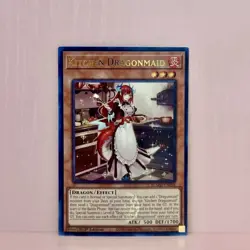 YuGiOh! Kitchen Dragonmaid (Ultra Rare) BLMM-EN058 1st Edition NM BLMM Stamped - Image 2