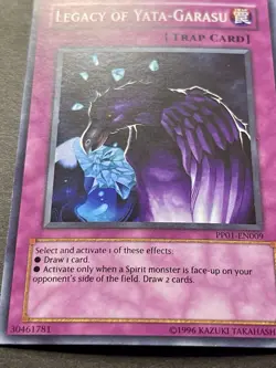 3x Legacy Of Yata-Garasu | PP01-EN009 | Super Rares | MP | YuGiOh! - Image 2