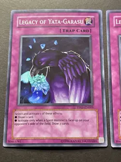 3x Legacy Of Yata-Garasu | PP01-EN009 | Super Rares | MP | YuGiOh! - Image 3