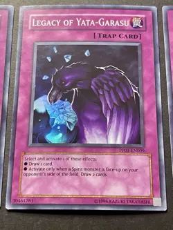 3x Legacy Of Yata-Garasu | PP01-EN009 | Super Rares | MP | YuGiOh! - Image 5