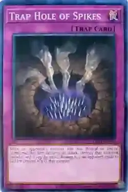 Yugioh! Trap Hole of Spikes - OP21-EN024 - Common - Unlimited Edition Near Mint, - Image 1