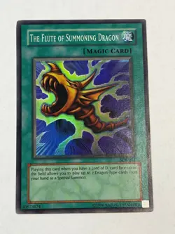The Flute of Summoning Dragon SDK-042 Super Rare FOIL SHIFT ERROR Yu-Gi-Oh - Image 1