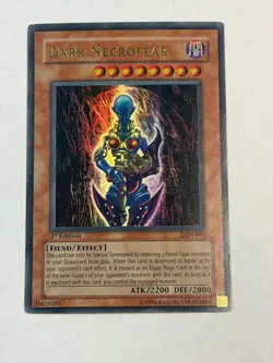 Dark Necrofear LON-065 Ultra Rare 1st Edition Yu-Gi-Oh Near Mint - Image 1