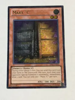 Maxx "C" AP04-EN002 Ultimate Rare Astral Pack Four Yu-Gi-Oh #1 - Image 1