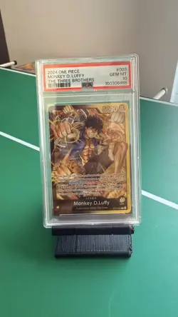 One Piece Card Game Monkey.D.Luffy ST13-003 Leader Three Brothers Deck - PSA 10 - Image 1