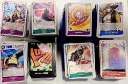 Around 2500+ One Piece TCG Cards Bulk Lot - C UC Mix OP13 PRB02 Invest CARD LOT - Image 1