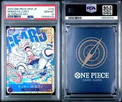 ONE PIECE JPN OP05-AWAKENING OF THE NEW ERA #119 MONKEY D. LUFFY PSA 10 -JE21 - Image 3