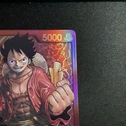 One Piece English Monkey.D.Luffy ST01-001 Leader Foil - Near Mint - Image 4
