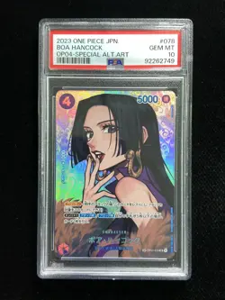 2023 One Piece JPN Kingdoms of Intrigue SP OP01-078 SR Boa Hancock PSA 10 -RI69 - Image 1