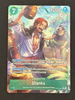 Shanks OP14-027 Alternate Art Foil | One Piece TCG The Azure Sea’s Seven NM - Image 1