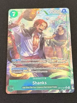 Shanks OP14-027 Alternate Art Foil | One Piece TCG The Azure Sea’s Seven NM - Image 4