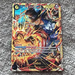 One Piece Carrying on His Will - Sabo - Gold Foil - [SEC] OP13-120 - Image 1