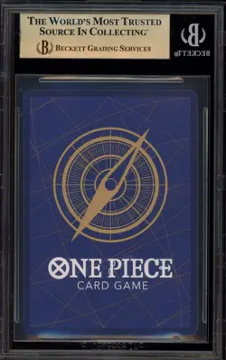 One Piece CCG Trafalgar Law 500 Years in the Future Par Foil OP07-047 BGS 9.5 - Image 2