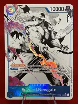 One Piece Ace & Newgat Starter Deck Edward Newgate ST22-003 Alt Art - Image 1