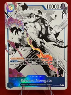 One Piece Ace & Newgat Starter Deck Edward Newgate ST22-003 Alt Art - Image 3