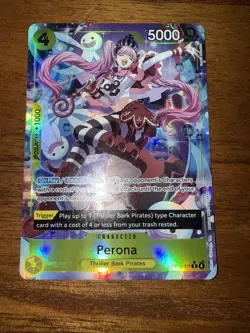 Perona (Alt Art) OP14-111 R THE AZURE SEA'S SEVEN English - Image 1