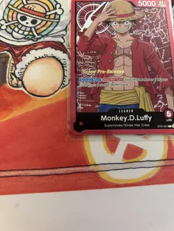 One Piece Super Pre-Release Monkey.D.Luffy Leader - Image 2