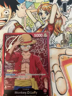 One Piece Super Pre-Release Monkey.D.Luffy Leader - Image 3