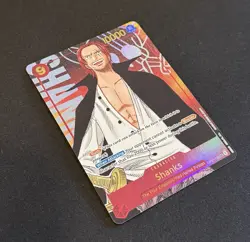 One Piece CCG Shanks Parallel OP01-120 Romance Dawn Secret Rare English NM - Image 4
