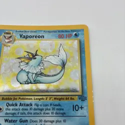 Pokemon TCG Vaporeon 1st Edition Holo Card 12/64 Jungle NM-/LP+ - Image 4
