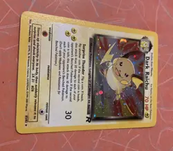 DARK RAICHU Pokemon Card 83/82 WoTC 2000 HOLO TCG Original Vintage RARE Rocket - Image 3