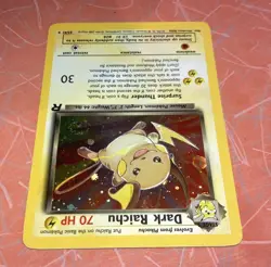 DARK RAICHU Pokemon Card 83/82 WoTC 2000 HOLO TCG Original Vintage RARE Rocket - Image 4