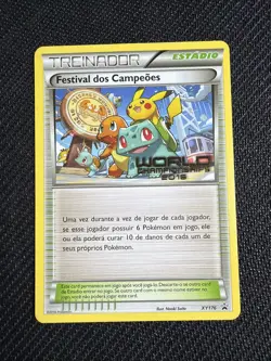 2016 Champions Festival PORTUGUESE World Championship Promo Pokemon Card XY176 - Image 1