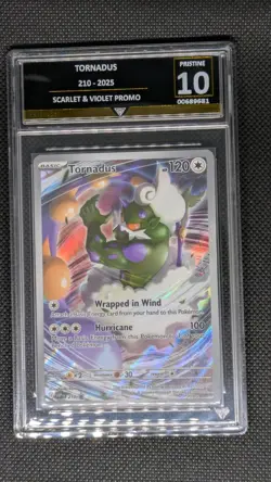Tornadus SVP 210 - Black Star Promo - GG Pristine 10 Graded Pokemon Card - Image 1