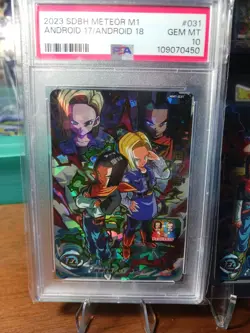 Super Dragon Ball Heroes Android 17&18 Card Lot 0f 2 1 Psa10 1 Android 17 - Image 2