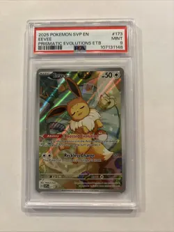 Eevee 173 Sv: Scarlet & Violet Promo Cards Holo PSA 9 - Image 1
