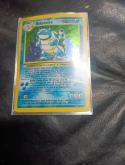 Pokemon TCG Blastoise Holo-Rare Card 02/102 Base Set - Image 1