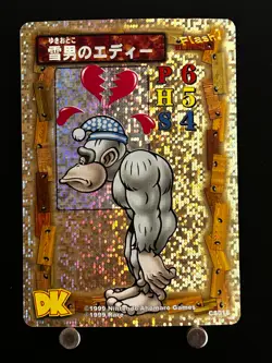 Eddie Old Yeti Donkey Kong Card Holo CS016 NINTENDO Japanese TCG Collection DK - Image 1