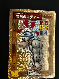 Eddie Old Yeti Donkey Kong Card Holo CS016 NINTENDO Japanese TCG Collection DK - Image 3